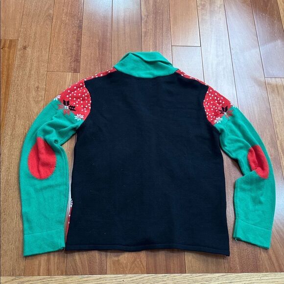 Spencer's Get lit Beer Gingerbread Christmas Cardigan Mens Ugly Sweater  Size L - Picture 6 of 8